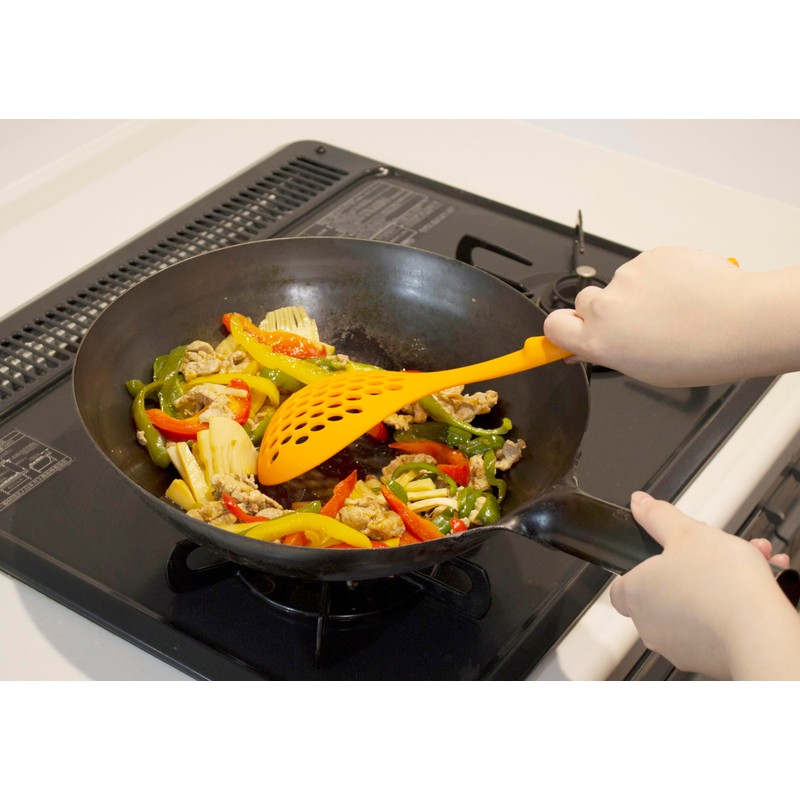 M's Labo Ladle, Colander, Colander, One Hand, Boiled Vegetables, New