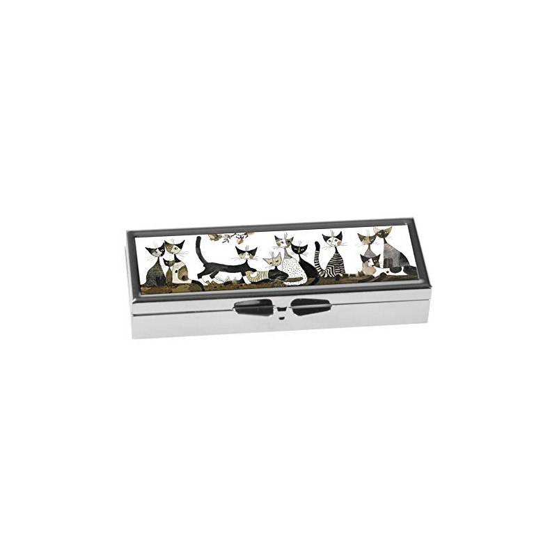 Fridolin Pill Box for 7 Days Rosina Wachtmeister Cats Sepia