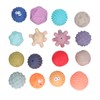 16PCS Baby Soft Textured Sensory Balls Toddlers Exploration Toys Sensory