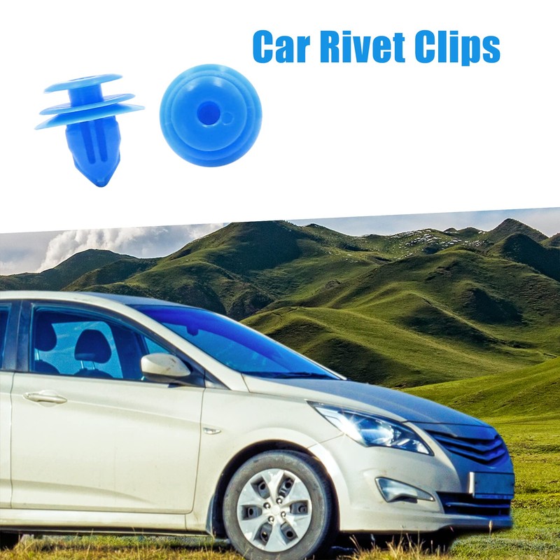A ABSOPRO Set of 20 Car Fixing Rivets Clips 9