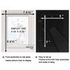 LaVie Home 5x7 Picture Frames (1 Pack, Distressed White) Rustic