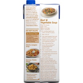 Swanson 100% Natural Unsalted Beef Broth, 32 oz. (Pack of 12)