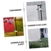BESPORTBLE 40pcs Windproof Garden Flag Clips Holders for Securely Stopping