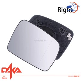 Unbranded New RH Passenger Side Mirror Glass with Heated Fit for 2008-2010 Land Rover LR2