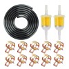 IZOKEE 1/4" Inch ID Fuel Line Set - 2 Meter