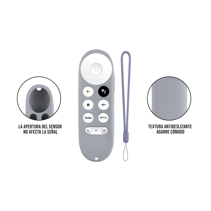 CONTROL EXPERT Funda para Control Google Chromecast TV Case, Protector,