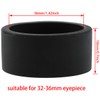 AYLIFU 2PCS 36mm bore Black Binocular Rubber Eyepiece Rubber Eyepiece
