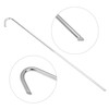 QWORK Metal Tent Stakes, 120 Pack 9-Inch Heavy Duty Camping