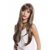 WIG ME UP - GF-W2087-8H124 Women's Wig Long Straight Fringe