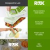 RüK 10-in-1 Vegetable Chopper – 6 Blade Veggie Chopper with