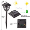 LAUREL CANYON 6 Pack Garden Solar Path Lights, Outdoor Solar
