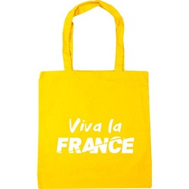 Hippowarehouse Viva la France Tote Shopping Gym Beach Bag 42cm x38cm, 10 litres