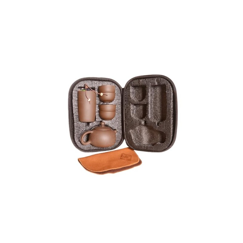 TEA SOUL B6021164 Travel Set Ceramic Brown