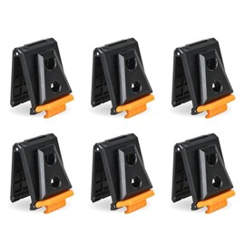 Tebbomp 6pcs Clip Tech Hubs for TOU-CT ClipTech Pouches,Tool Belt Clip Fits for Models TOU-CT-150 TB-CT-150SP