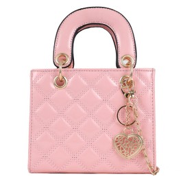 women purse tote bag Fashion Ladies PU Leather Top Handle Crossbody Handbags Satchel Shoulder Bag, Pink