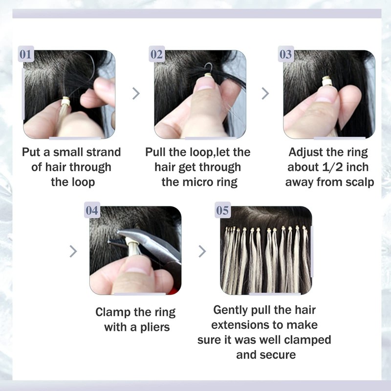 Hetto Microlink Hair Extensions Human Hair Micro Link Hair Extensions