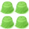 Perfeclan Faux Fur Fabric Shaggy Fur Patches Fabric Precut Strips