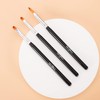 TEOYALL Nail Art Brushes, Nail Design Painting Brushes Builder Gel