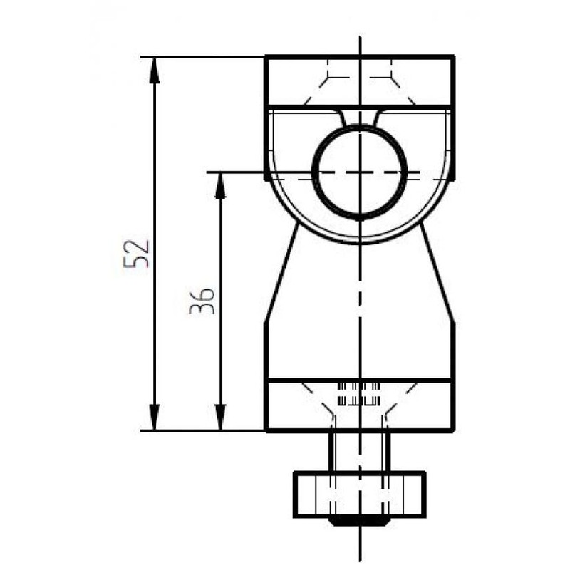 mb-m® 900226 Hinge Complete for Aluminium Board Profile Trailer Car