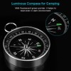 Portable Pocket Compass Explorer Button Compass Mountaineering Compass for Outdoor