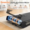 Akluer Compact Walking Pad Treadmill with Manual Incline Vibration Function