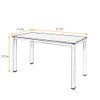 soges 47 inches Desk Computer Desk Home Office Table Writing