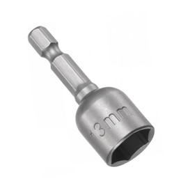 TOP-VIGOR 13mm Nut Setter Driver Drill Bit Set, 1/4 inch Hex Shank Quick Change, 48mm Length Metric Nut Driver Set for Woodworking, Auto Repairing, Machine Maintenance, Furnitures