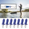 VGOL 20Pcs Stainless Steel Bait Release Clip Umbrella Style Sea