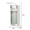 ITAX-WORLD Eurospender 500 ml, Wall Mounted Soap Dispenser with Elbow