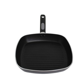Mirro Get A Grip Square Grill Pan, 10-Inch, Black