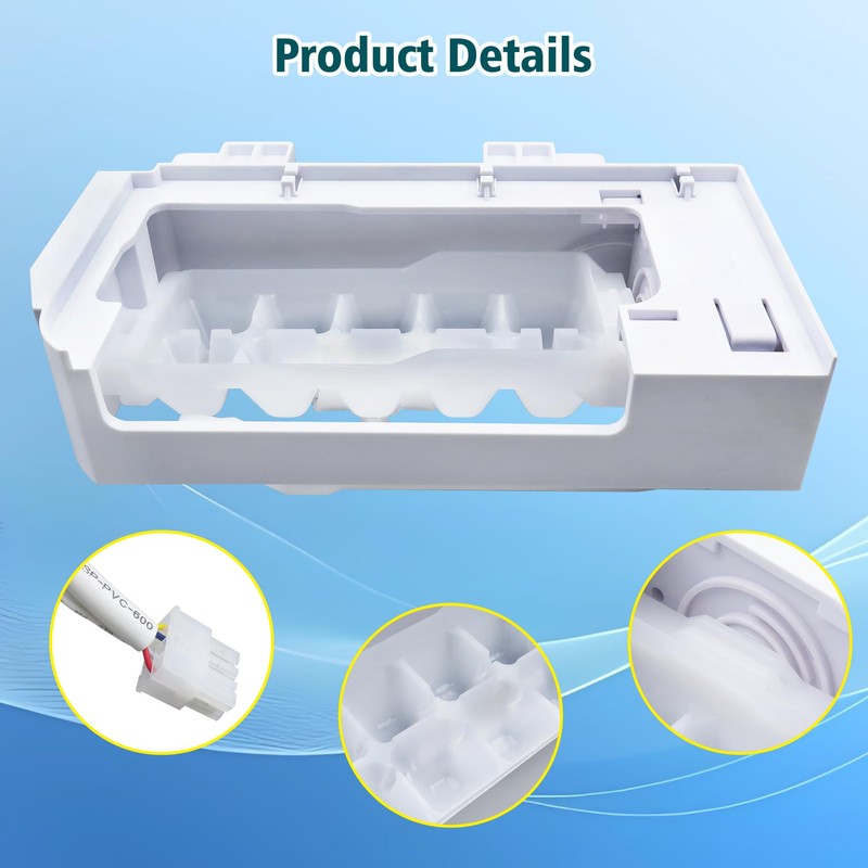 W10873791 W10760070 Refrigerator Ice Maker Assembly W10873791 W10760070 OEM Parts,Compatible