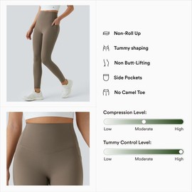 Halara UltraSculpt SoCinched High Waisted Tummy Control Side Pocket Shaping Training Leggings#summer#summervibes#NovaTopFinds#TikTokShopBacktoSchool:_Grass Grey Green_7/8_S(4-6)