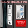 EUZUXU 4 Pack Cupboard Door Magnets, Ultra Thin Magnetic Door
