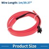 A ABSOPRO 1m EL Wire Cable LED Glow String Light