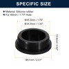 sourcing map 2 Pcs Black Plug Holes, Waterproof Rubber Button