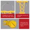 25 Pcs Tube Post Insulator, Electric Chain Link Fence, Extender