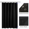 LLSCL Fabric Shower Curtain Liner, Waterproof Hotel Quality, Bathroom Curtains