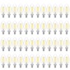 48-Pack Dimmable E12 LED Candelabra Bulbs 60W Equivalent, 5000K Soft