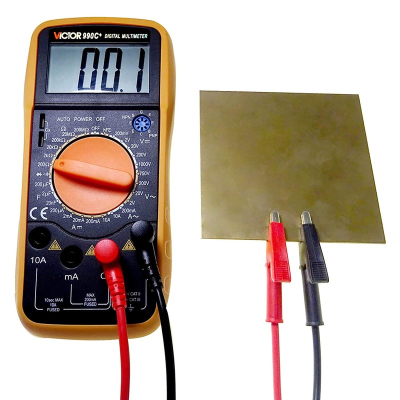 Greluma Pack of 2 Multimeter Test Leads, Banana Plug Right
