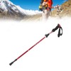 Aluminium Alloy Trekking Poles 5 Sections Collapsible Hiking Walking Climbing