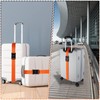 2Pcs Luggage Straps,Orange Packing Belt Suitcase Straps on Your Trip