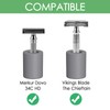 Linkidea 2 Pack Safety Razor Stand Opening Diameter 0.8"(2.2cm) Diatomaceous
