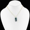 Gemsymphony Raw Kyanite Gemstone Necklace – Natural Crystal Pendant on