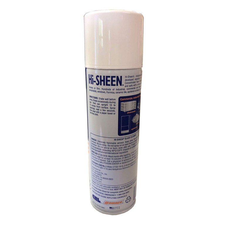 Somaca Hi Sheen Glass Cleaner - 19 oz. Can