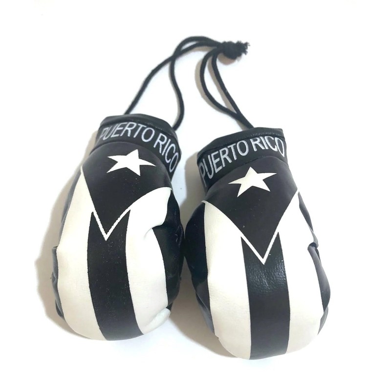Set of Puerto Rico Black & White Window Hanging Car