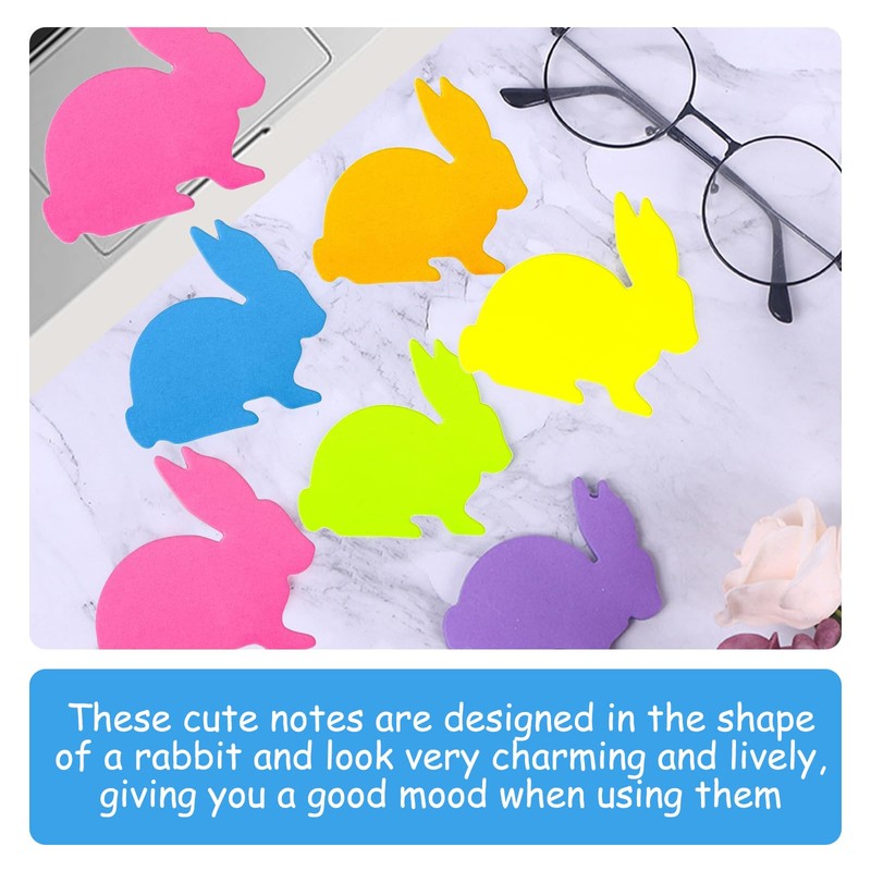 Small Animal Sticky Notes, Rabbit Shaped Sticky Notes and Paper