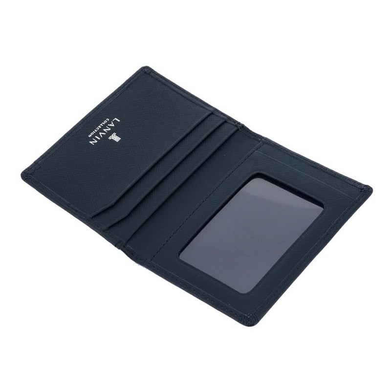 Lanvin Collection jlmw7ep1 Men's Pass Case, Embossed Combination, [10] Black