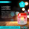 Luminary (4 Luminaries, 4 Water Activated Floating led Candles),SleighingIt