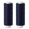 Easusy Sewing Thread, 2 PCS 200 Yards Navy Sewing Thread,