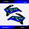 Factory EFX Blue & Green Shift Racing Graphics Kit fits